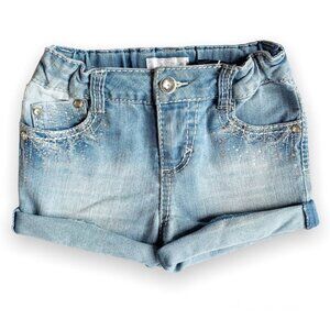 Xhileration Bedazzled Light Wash Shorts {4/5}
